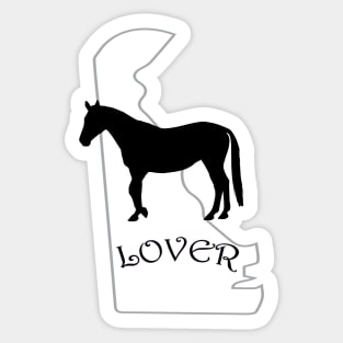 Delaware Horse Lover Gifts Sticker